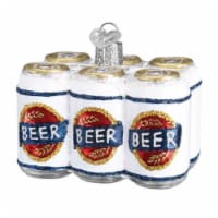 Old World Christmas Six Pack Of Beer Glass Ornament Alcohol Party 32333