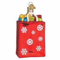 Old World Christmas Holiday Shopping Bag Tree Ornament