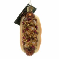 Old World Christmas Chili Cheese Dog Glass Ornament Coney 32420