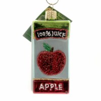 Old World Christmas Apple Juice Box Ornament Sweet Drink 32426