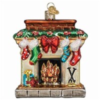 Old World Christmas 32434 Glass Blown Holiday Hearth Ornament