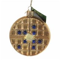 Old World Christmas Waffle Glass Blueberry Butter Syrup 32444