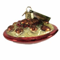 Old World Christmas Spaghetti And Meatballs Glass Italian Dinner Dish 32447