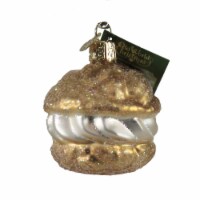 Old World Christmas Cream Puff Glass Dessert French Pastry 32450