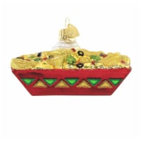 Old World Christmas Nachos Glass Mexican Food Tortilla Chips 32532