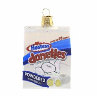 Old World Christmas 3.0 Inches Tall Hostess Donettes Glass Powdered Sugar 32535