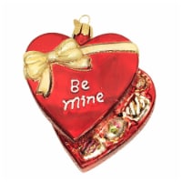 Old World Christmas Valentine Chocolates Glass Be Mine Heart 32540