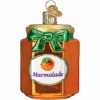 Old World Christmas Glass Blown Jar of Marmalade Ornament, Orange, 3