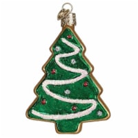 Old World Christmas 4.0 Inches Tall Christmas Tree Sugar Cookie Glass Icing 32601