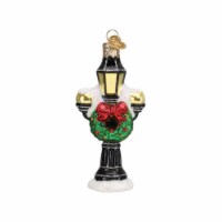 Old World Christmas Christmas Lamp Post Blown Glass Holiday Ornament For Tree