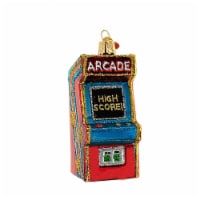 Old World Christmas Arcade Game Glass High Score Electronic 44178