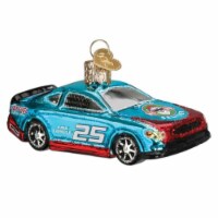 Old World Christmas 1.75 Racing Sports Car Santa Stout Kris Kringle