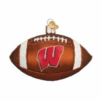 Old World Christmas Blown Glass Ornament for Tree, Wisconsin Badgers Football