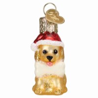 Old World Christmas Mini Jolly Pup 2.00in, Gumdrops Collection Canine Dog Perspective: Main