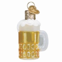 Old World Christmas 2.00 Mini Mug Of Beer Ornament Drink Foam Top