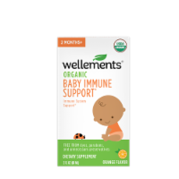 Wellements Organic Orange Flavor Baby Immune Support