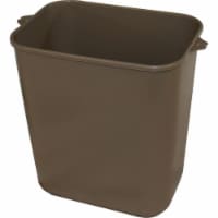 Impact Products IMP770115 14 qt Rectangle Wastebasket, Beige