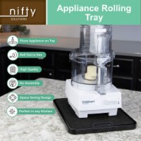 Nifty Large Appliance Rolling Tray - Black, Home Kitchen Counter Organizer