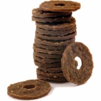 Petsafe 536313 Busy Buddy Rawhide Rings, Peanut Butter - Medium