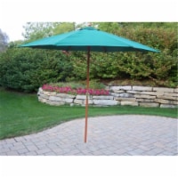 Oakland Living 4001-GN 9 ft. Rochester Umbrella with Pulley, Green