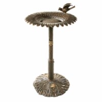 Oakland Living 5065-AB - Sunflower Bird Bath - Antique Bronze