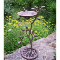 Oakland Living 5964-AB Living Meadow Bird Bath, Antique Bronze
