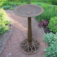 Oakland Living 5991-AB Upland Bird Bath, Antique Bronze