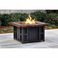 Oakland Living 7204CHT-7218CHS4-D54-9-AB Corporation Aspen Firepit Table with Strip Burner Sy