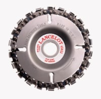 King Arthur's Tools 4 in. Dia. x 5/8 in. Chain Saw Type Cutting Wheel 22 teeth 1 pk - Total