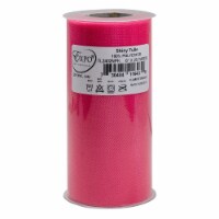 Expo Shiny Tulle 6 X25yd Spool-Neon Pink