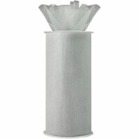 Expo Shiny Tulle 6 X25yd Spool-Silver