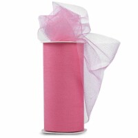 Expo Shiny Tulle 6 X25yd Spool-Pink