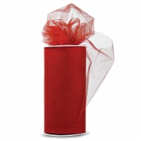 Expo Shiny Tulle 6 X25yd Spool-Red