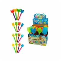 Kole Imports SK033-128 Sand Toy Bubble Stick Counter Top Display, 128 Piece -Pack of 128