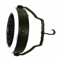 Kole Imports CAMPINGFAN 2-in-1 Camping Outdoor Fan with LED Light