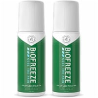 Biofreeze Roll-On Pain-Relieving Gel 3 FL OZ, Colorless (Pack Of 2)