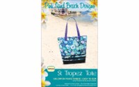 Pink Sand Beach St Tropez Tote Ptrn