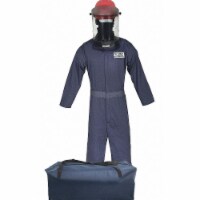 Oberon Arc Flash Suit Kit,Navy Blue,L  TCG2P-CKE-NB-L