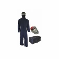 Oberon Arc Flash Suit Kit,Navy Blue,XL  TCG2P-CKE-NB-XL