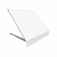Awntech CR33-US-4W 4.38 ft. Dallas Retro Window & Entry Awning, Off White - 44 x 36 in.