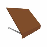 Awntech ER1030-US-4TER 4.38 ft. Dallas Retro Window & Entry Awning, Terra Cotta - 16 x 30 in.