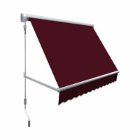 Awntech MS4-US-B 4 ft. Mesa Window Retractable Awning, Burgundy - 24 x 24 in.