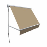 Awntech MS4-US-T 4 ft. Mesa Window Retractable Awning, Linen - 24 x 24 in.