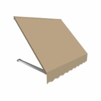 Awntech ER23-US-5T 5.38 ft. Dallas Retro Window & Entry Awning, Tan - 24 x 36 in.