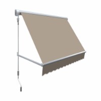 Awntech MS5-US-L 5 ft. Mesa Window Retractable Awning, Linen - 24 x 24 in.