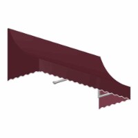 Awntech NT33-US-8B 8.38 ft. Nantucket Window & Entry Awning, Burgundy - 44 x 36 in.