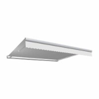 Awntech KWL10-US-W 10 ft. Key West Full Cassette Left Motor Retractable Awning, Off White - 9