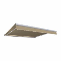 Awntech KWM16-US-T 16 ft. Key West Full Cassette Manual Retractable Awning, Tan - 120 in.