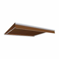 Awntech KWM16-US-TER 16 ft. Key West Full Cassette Manual Retractable Awning, Terra Cotta - 1