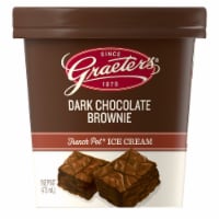 Graeter's® Dark Chocolate Brownie Ice Cream Perspective: Main